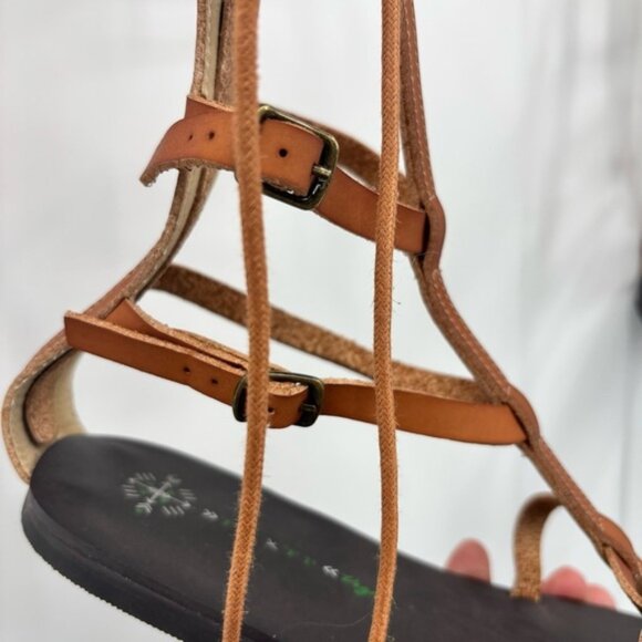 Free People vegan leather gladiator sandals Size 11 - Picture 5 of 9